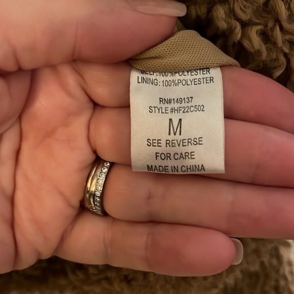 Altar’d State Teddy Bear Cropped Jacket - Picture 6 of 7